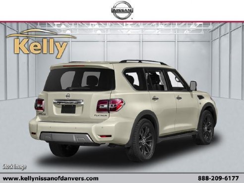 2018 Nissan Armada Platinum Pearl White, Beverly, MA