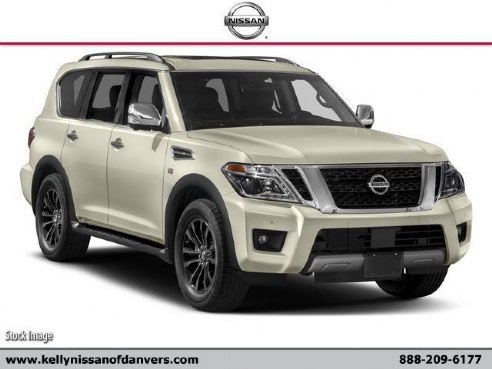 2018 Nissan Armada Platinum Pearl White, Beverly, MA