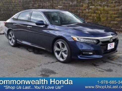 2018 Honda Accord Sedan Touring Obsidian Blue Pearl, Lawrence, MA