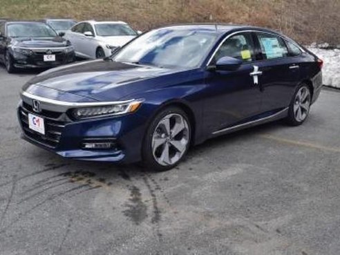 2018 Honda Accord Sedan Touring Obsidian Blue Pearl, Lawrence, MA