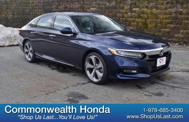 2018 Honda Accord Sedan Touring Obsidian Blue Pearl, Lawrence, MA