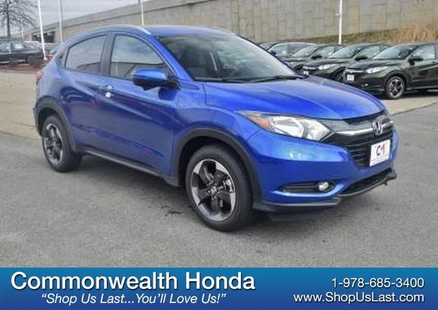 2018 Honda HR-V EX-L Navi Aegean Blue Metallic, Lawrence, MA