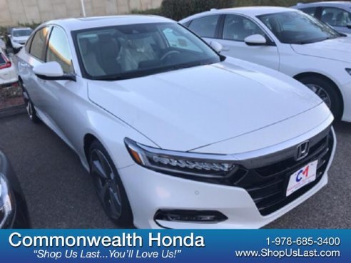 2018 Honda Accord Sedan Touring Platinum White Pearl, Lawrence, MA