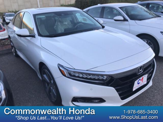 2018 Honda Accord Sedan Touring Platinum White Pearl, Lawrence, MA