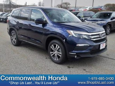 2018 Honda Pilot EX-L Obsidian Blue Pearl, Lawrence, MA