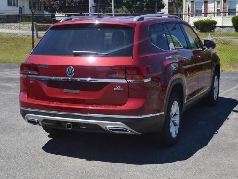 2018 Volkswagen Atlas 3.6L V6 SEL Fortana Red Metallic, Lawrence, MA