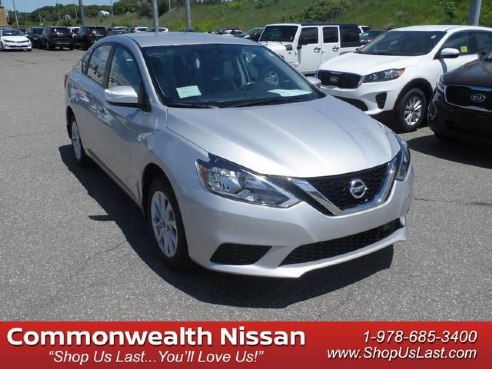 2018 Nissan Sentra SV Brilliant Silver, Lawrence, MA