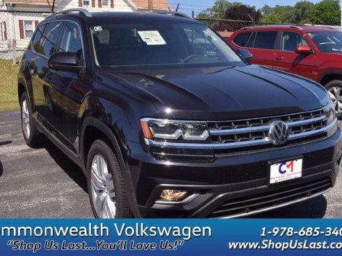 2018 Volkswagen Atlas 3.6L V6 SEL Premium Deep Black Pearl, Lawrence, MA