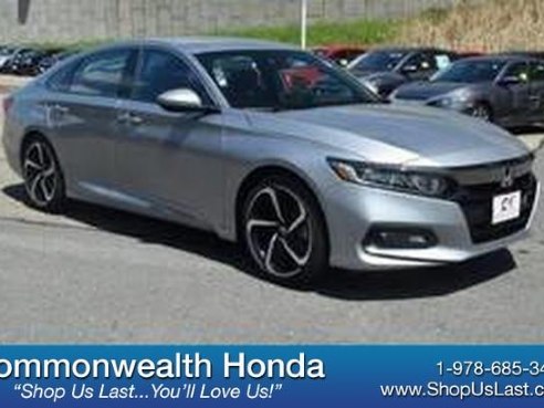 2018 Honda Accord Sedan Sport Lunar Silver Metallic, Lawrence, MA