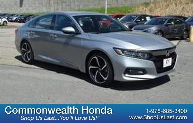 2018 Honda Accord Sedan Sport Lunar Silver Metallic, Lawrence, MA