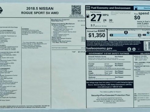 2018 Nissan Rogue Sport SV Pearl White, Lawrence, MA