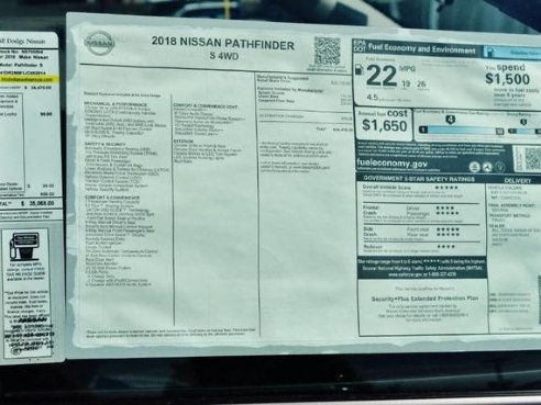 2018 Nissan Pathfinder S Caspian Blue, Lawrence, MA