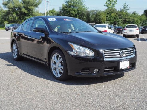 2014 Nissan Maxima 4dr Sdn 3.5 SV w/Premium Pkg Super Black, Beverly, MA