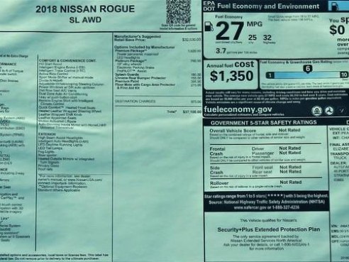 2018 Nissan Rogue SL Pearl White, Lawrence, MA