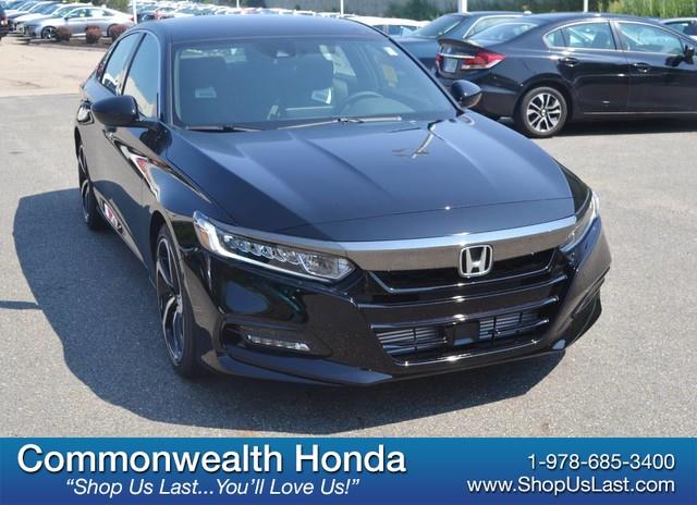 2018 Honda Accord Sedan Sport Crystal Black Pearl, Lawrence, MA