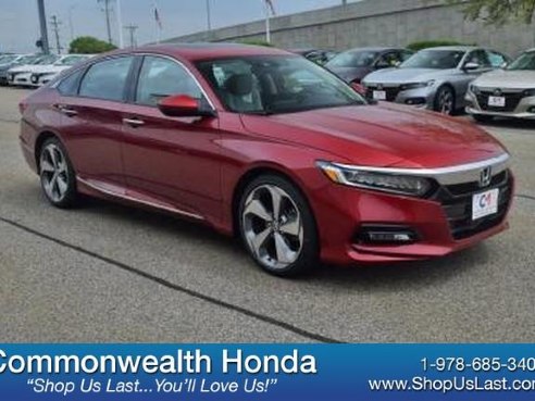 2018 Honda Accord Sedan Touring Radiant Red Metallic, Lawrence, MA