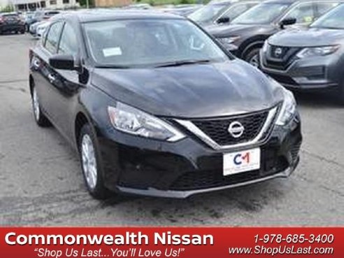 2018 Nissan Sentra SV Super Black, Lawrence, MA