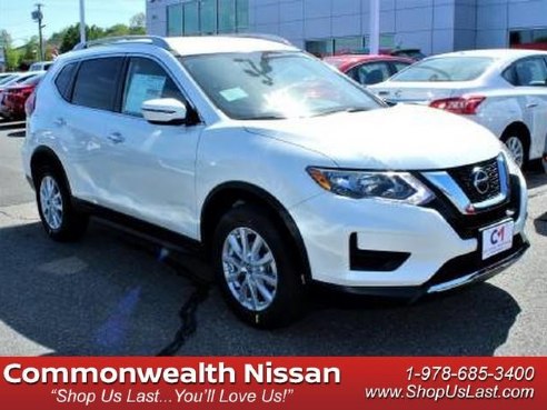 2018 Nissan Rogue SV Pearl White, Lawrence, MA