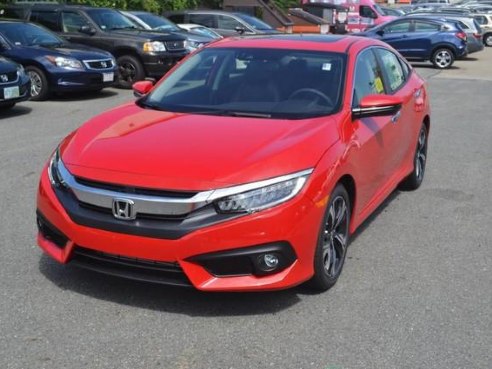 2018 Honda Civic Sedan Touring Rallye Red, Lawrence, MA