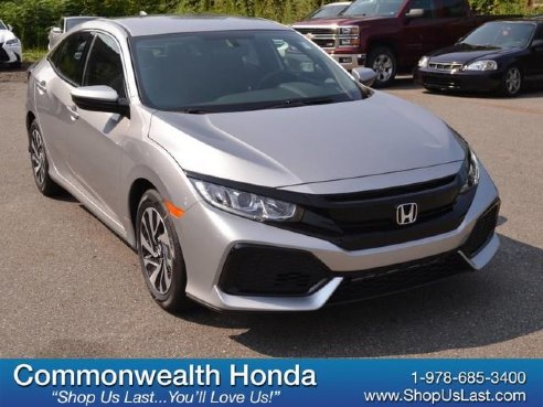 2018 Honda Civic Hatchback LX Lunar Silver Metallic, Lawrence, MA