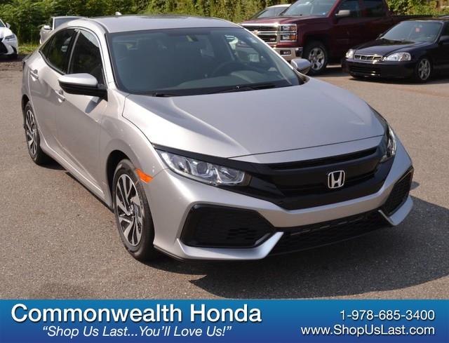 2018 Honda Civic Hatchback LX Lunar Silver Metallic, Lawrence, MA