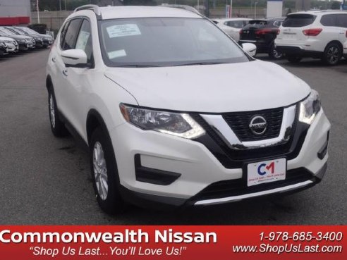 2018 Nissan Rogue SV Pearl White, Lawrence, MA