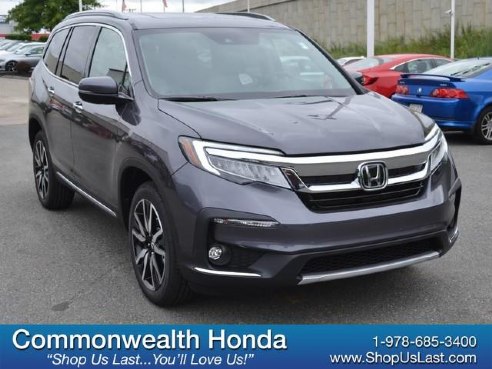 2019 Honda Pilot Touring 7-Passenger Modern Steel Metallic, Lawrence, MA