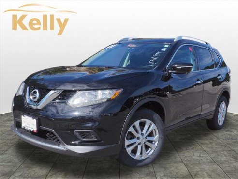 2015 Nissan Rogue AWD 4dr SV Super Black, Beverly, MA