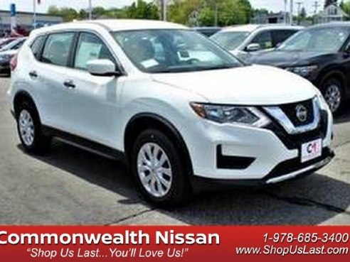 2018 Nissan Rogue S Glacier White, Lawrence, MA