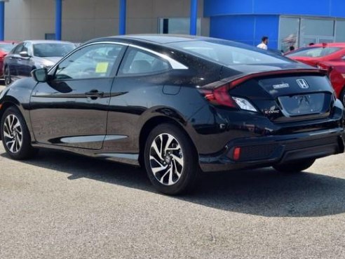 2018 Honda Civic Coupe LX-P Crystal Black Pearl, Lawrence, MA