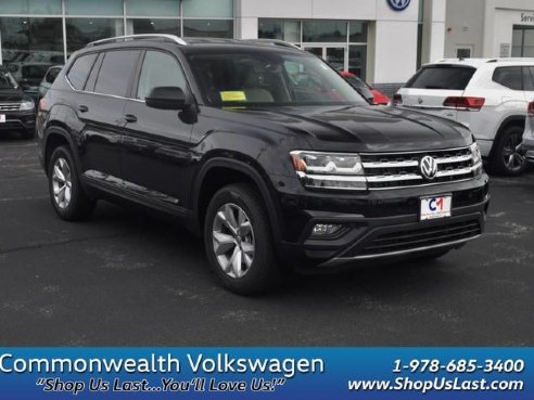 2018 Volkswagen Atlas 3.6L V6 SE Deep Black Pearl, Lawrence, MA