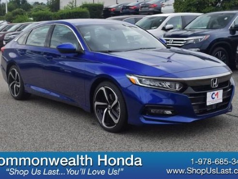 2018 Honda Accord Sedan Sport 2.0T Still Night Pearl, Lawrence, MA