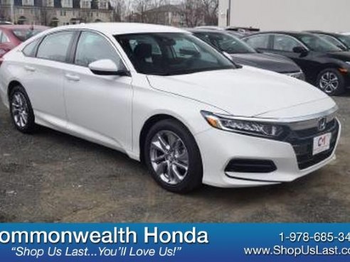 2018 Honda Accord LX 1.5T Platinum White Pearl, Lawrence, MA