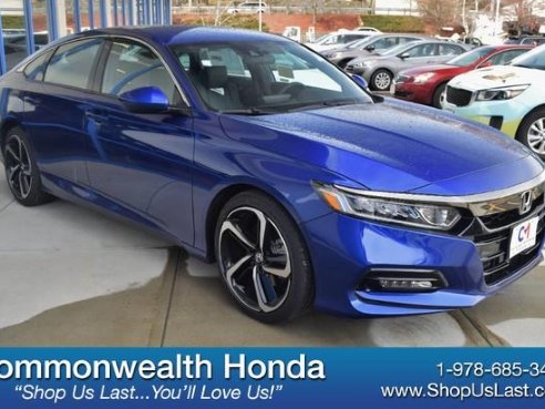 2018 Honda Accord Sedan Sport 1.5T Still Night Pearl, Lawrence, MA