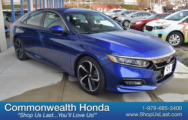 2018 Honda Accord Sedan Sport 1.5T Still Night Pearl, Lawrence, MA