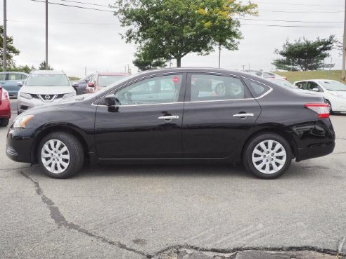 2015 Nissan Sentra 4dr Sdn I4 CVT SV Super Black, Beverly, MA