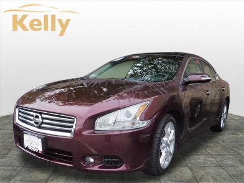 2014 Nissan Maxima 4dr Sdn 3.5 SV w/Premium Pkg Midnight Garnet Metallic, Beverly, MA