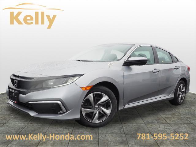 2019 Honda Civic LX CVT Lunar Silver Metallic, Lynn, MA