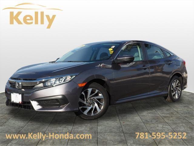 2018 Honda Civic EX CVT Modern Steel Metallic, Lynn, MA