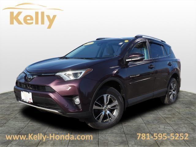 2016 Toyota RAV4 AWD 4dr XLE Black Currant Metallic, Lynn, MA