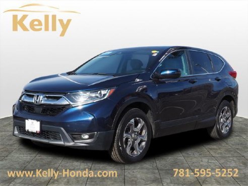 2018 Honda CR-V EX AWD Obsidian Blue Pearl, Lynn, MA