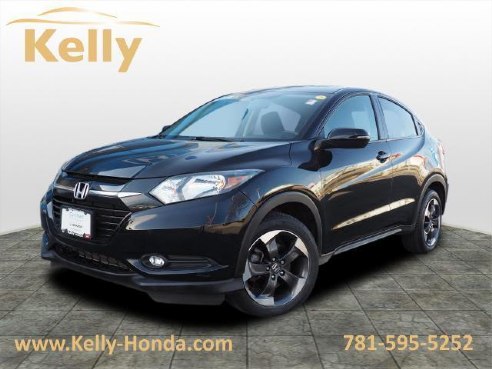 2018 Honda HR-V EX AWD CVT Crystal Black Pearl, Lynn, MA