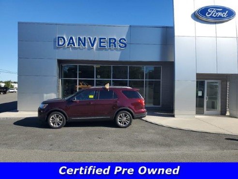 2019 Ford Explorer XLT Burgundy Velvet Metallic Tinted Clearcoat, Danvers, MA