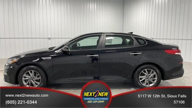 2019 Kia Optima LX Sedan 4D Black, Sioux Falls, SD