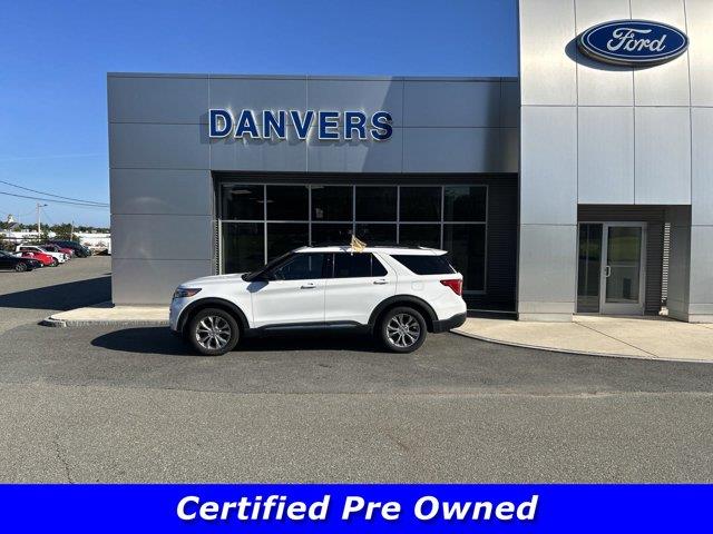 2021 Ford Explorer XLT Oxford White, Danvers, MA