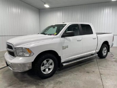 2019 Ram 1500 SLT Pickup 4D 5 1-2 ft White, Sioux Falls, SD