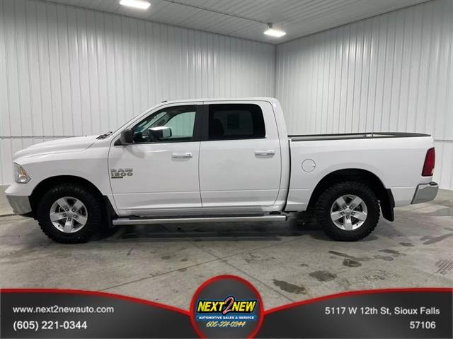 2019 Ram 1500 SLT Pickup 4D 5 1-2 ft White, Sioux Falls, SD