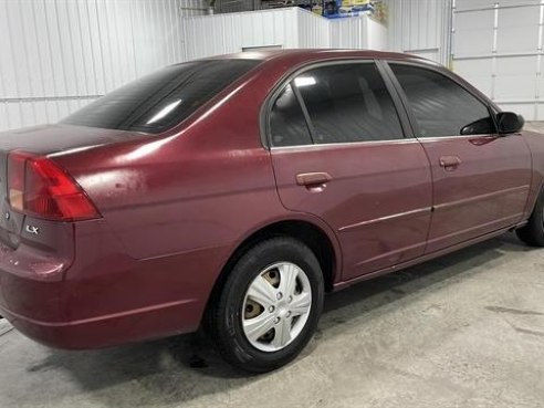 2002 Honda Civic LX Sedan 4D Red, Sioux Falls, SD