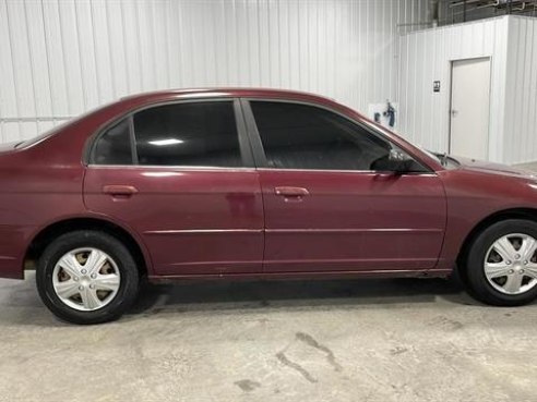 2002 Honda Civic LX Sedan 4D Red, Sioux Falls, SD