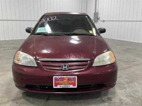 2002 Honda Civic LX Sedan 4D Red, Sioux Falls, SD